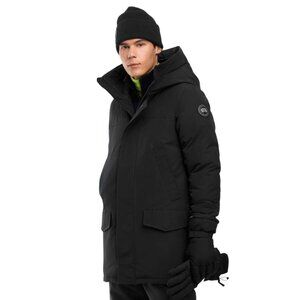 Canada Goose Langford Parka Black Label 2062MB Black Jacket Coat Men's XS New